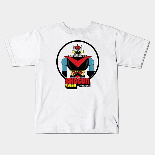 GREAT MAZINGA Kids T-Shirt by OutdoorMayhem